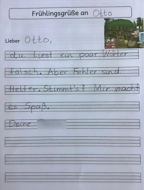 Frühlingsgrüße an Otto