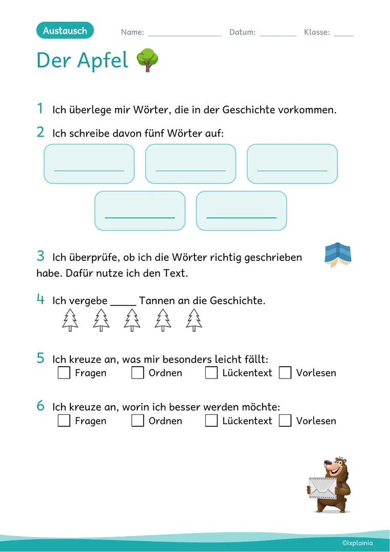 Austausch: Der Apfel